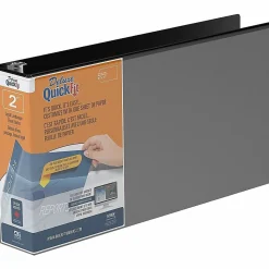 QuickFit® Legal Landscape Overlay 3-Ring Binder, 2