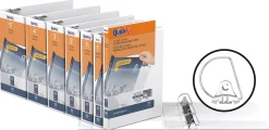 QuickFit® 3-Ring Binder, 5/8" Angle D-Rings, 50% Recycled, White