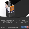 QuickFit® Space-Saving Commercial 3-Ring Binder, 5" D-Rings, 50% Recycled, Black