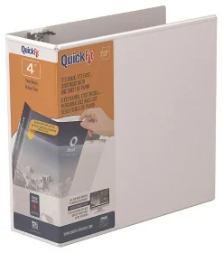 QuickFit® View 3-Ring Binder, 4