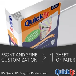 QuickFit® View 3-Ring Binder, 4