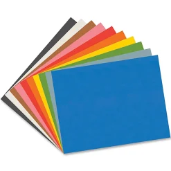 Rainbow® Super Value Construction Paper, 9" x 12", Assorted Colors, Pack Of 200