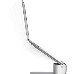 Rain Design iLevel2 Adjustable Height Laptop Stand - iLevel 2 Is A Dynamic Stand With A Unique Height Adjustment Slider On The Front Panel