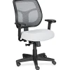 Raynor® Eurotech Apollo Mesh/Fabric Synchro Tilt Task Chair, Silver/Black