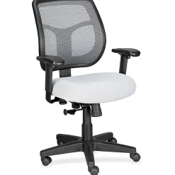 Raynor® Eurotech Apollo Mesh/Fabric Synchro Tilt Task Chair, Silver/Black