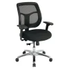 Raynor® Eurotech Apollo Mesh/Fabric Synchro Tilt Task Chair, Black