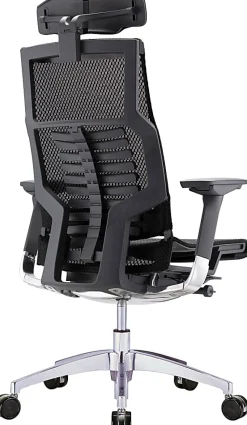 Raynor® Powerfit Ergonomic Mesh High-Back Executive Office Chair, Black