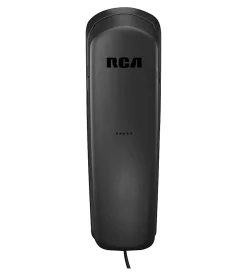 RCA Corded Slimline Telephone, Black