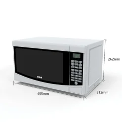 RCA Countertop Microwave Oven With Glass Turntable, 0.7 Cu. Ft., White