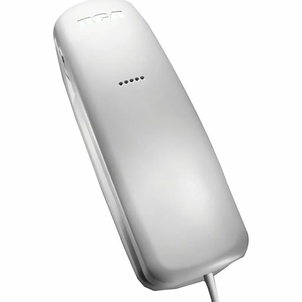 RCA Standard Phone - White - 1 x Phone Line - Hearing Aid Compatible