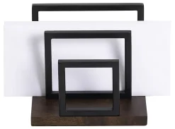 Realspace® Acadia Wood/Metal Letter Sorter, 6-1/4