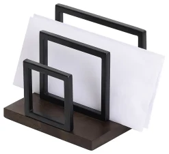 Realspace® Acadia Wood/Metal Letter Sorter, 6-1/4