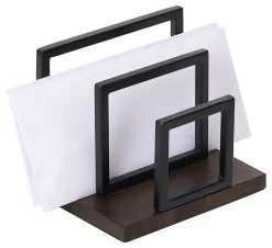 Realspace® Acadia Wood/Metal Letter Sorter, 6-1/4