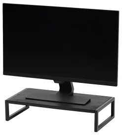Realspace® Acadia Wood/Metal Monitor Stand, 4-1/2