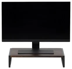 Realspace® Acadia Wood/Metal Monitor Stand, 4-1/2