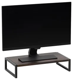 Realspace® Acadia Wood/Metal Monitor Stand, 4-1/2