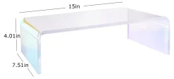 Realspace® Acrylic Monitor Stand, 4