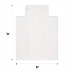 Realspace™ Advantage Commercial Pile Chair Mat, Wide Lip, 46