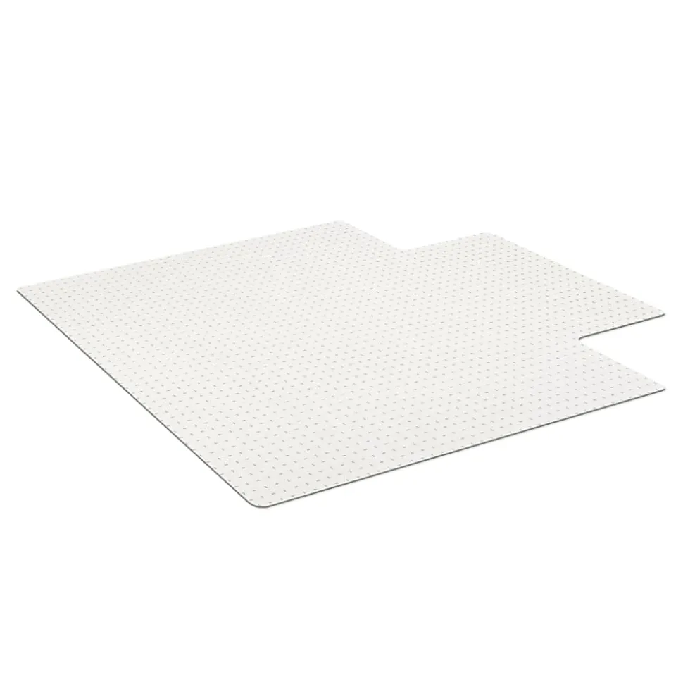 Realspace™ Advantage Commercial Pile Chair Mat, Wide Lip, 45" x 53", Clear