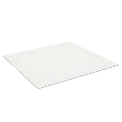 Realspace™ All-Pile Studded Chair Mat, 36" x 48", Clear
