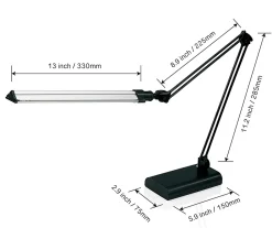 Realspace™ Architect Desk Lamp, Adjustable, 21-1/2
