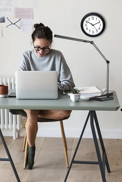 Realspace™ Architect Desk Lamp, Adjustable, 21-1/2