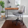 Realspace™ Bamboo Chair Mat, 42” x 48”, Brown
