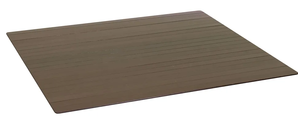 Realspace® Bamboo Chair Mat, 42" x 48", Cherry
