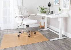 Realspace™ Bamboo Chair Mat, 42