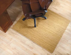 Realspace® Bamboo Roll-Up Chair Mat, 48
