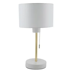 Realspace™ Belsi Executive Shaded Desk Lamp With USB-Charging Port, 19
