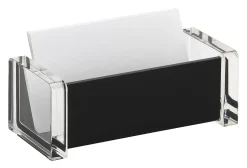Realspace® Black Acrylic Business Card Holder