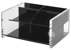 Realspace® Black Acrylic Desk Organizer