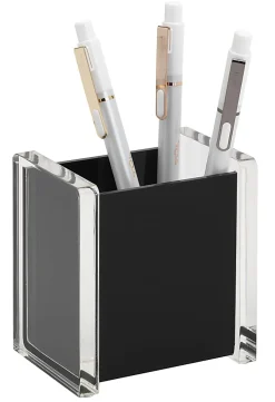 Realspace® Black Acrylic Pencil Cup