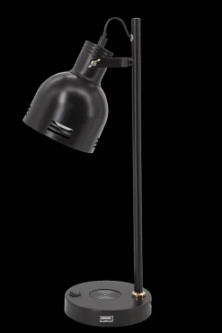 Realspace™ Brevins LED Desk Lamp With Wireless Charger And USB Port, 20-1/2