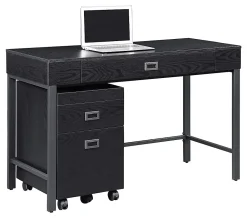 Realspace® Brezio 47"W Computer Desk, Black