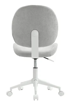 Realspace® Brigsley Fabric Low-Back Task Chair, Gray/White
