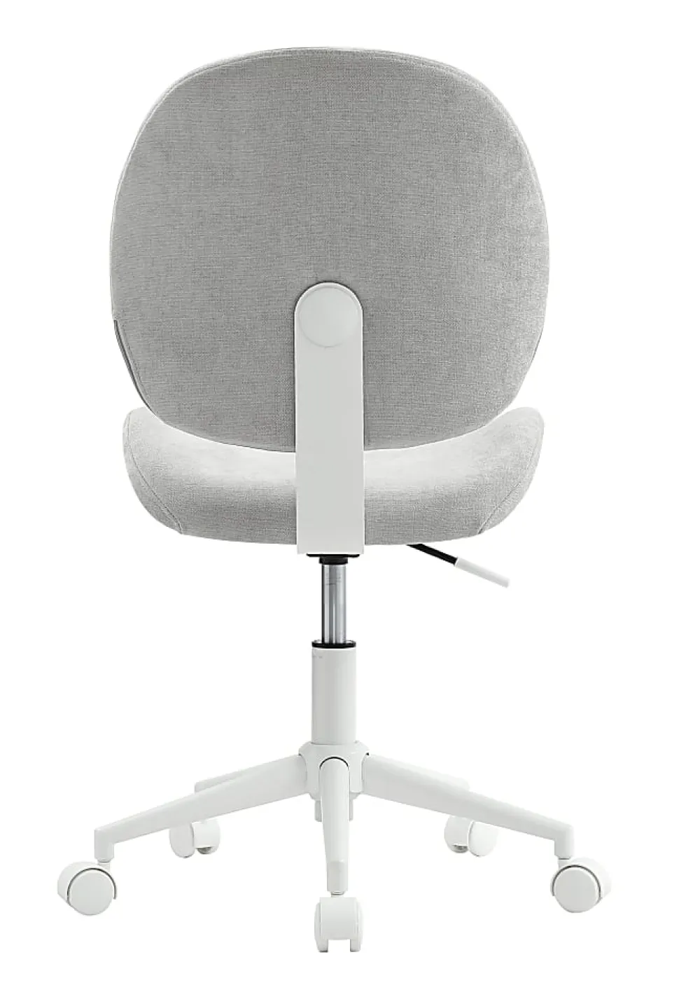 Realspace® Brigsley Fabric Low-Back Task Chair, Gray/White