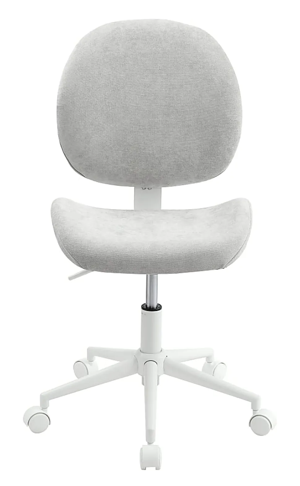 Realspace® Brigsley Fabric Low-Back Task Chair, Gray/White