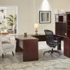 Realspace® Broadstreet 65"W U-Shaped Executive Corner Desk, Cherry
