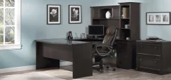 Realspace® Broadstreet 29-1/2"W x 19"D Lateral 2-Drawer File Cabinet, Walnut