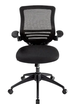 Realspace® Calusa Mesh Mid-Back Manager's Office Chair, Black, BIFMA Compliant