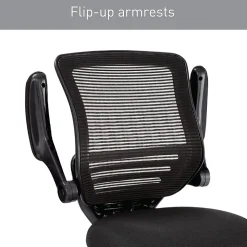 Realspace® Calusa Mesh Mid-Back Manager's Office Chair, Black, BIFMA Compliant