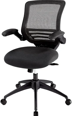 Realspace® Calusa Mesh Mid-Back Manager's Office Chair, Black, BIFMA Compliant