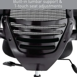 Realspace® Calusa Mesh Mid-Back Manager's Office Chair, Black, BIFMA Compliant