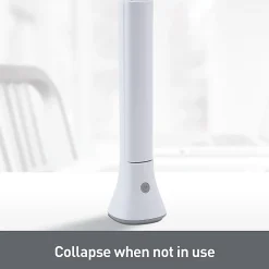 Realspace™ Carsini 2-in-1 LED Flip-Up/Torch Portable Desk Lamp With Rechargeable Battery, 10-3/4