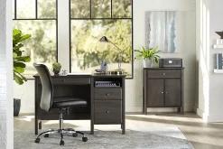 Realspace® Chase 47”W Writing Desk, Coastal Gray