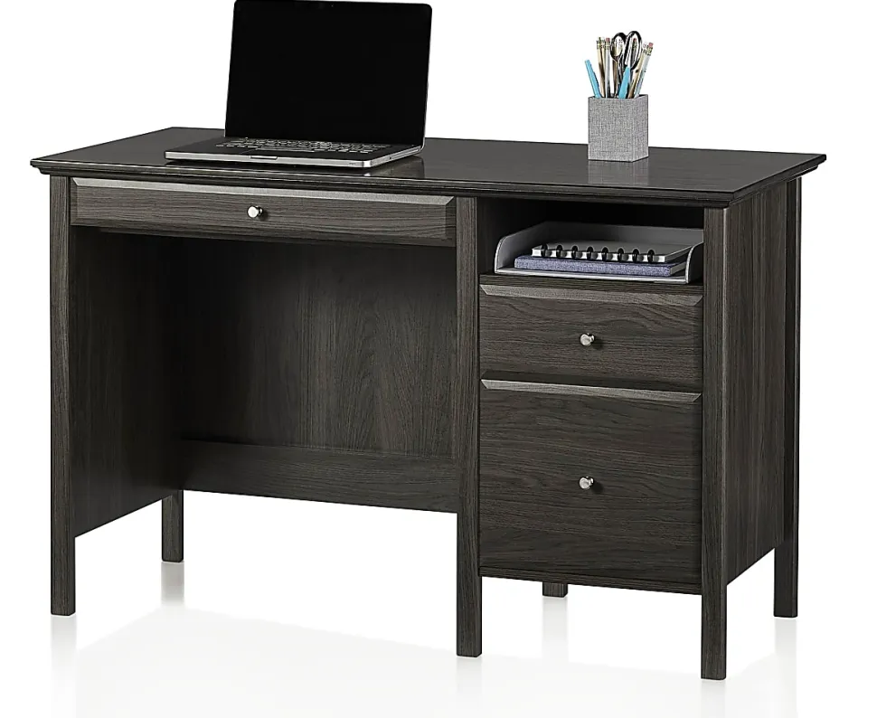 Realspace® Chase 47”W Writing Desk, Coastal Gray