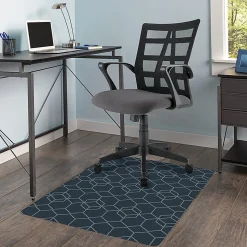 Realspace® Decorative Chair Mat, 35" x 40", Hexagon