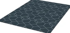 Realspace® Decorative Chair Mat, 35" x 40", Hexagon